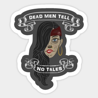 Dead Men Tell No Tales Sticker